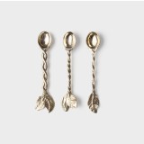 Osanna Visconti Foglie Bronze Coffee Spoons (Set of 3)