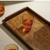 CasaLatina Marquetry Wood Tray