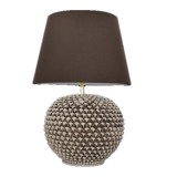 Ceramiche di Caltagirone - Ceramic table lamp with pinecone-shaped base