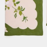 Hand Embroidered Linen Table Cloth from Florence