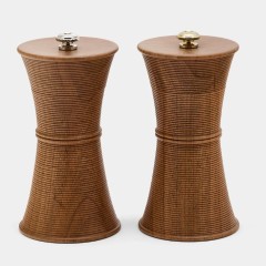 Hand-Turned Wood Salt and Pepper Mills