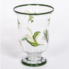 Lily of the Valley Hurricane Lamp