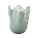 Venini Fazzoletto Vase Verde Rio