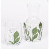 Lily of the Valley Bed Side Decanter and Tumbler (Set of 2)