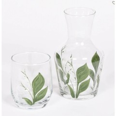 Lily of the Valley Bed Side Decanter and Tumbler (Set of 2)