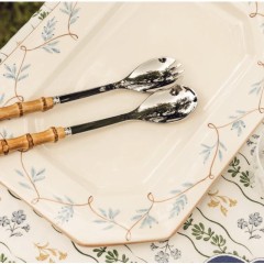 Bamboo Salad Servers