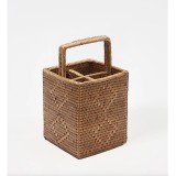 Rattan Cutlery Holder