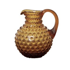 Katira Amber Glass Pitcher