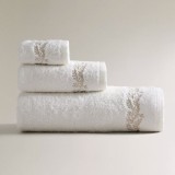 Embroidered Cotton Bath Towel Bundle