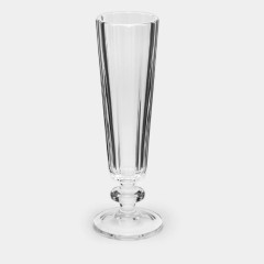 Hand-Blown Crystal Champagne Flutes (Set of 12)