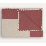 Bordered Knitted Throw