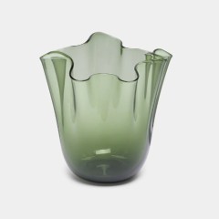 Venini Fazzoletto Hand Blown Murano Glass Vase (large)
