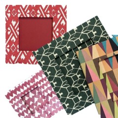 Antica Legatoria Ofer - Photo frames with Venetian Hand Decorated Paper (Set of 2)